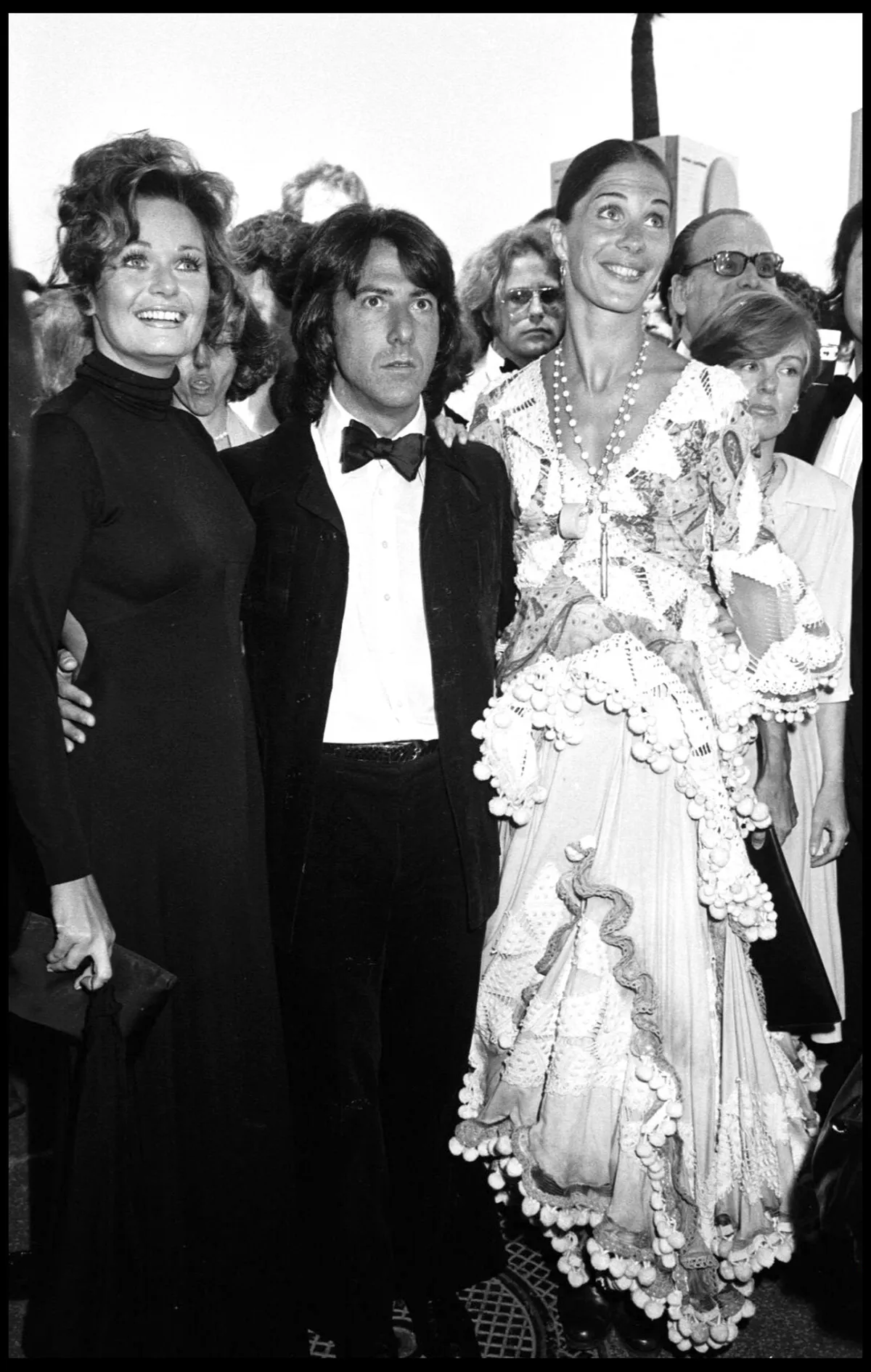 Valerie Perrine és Dustin Hoffman a Cannes-i Filmfesztiválon.