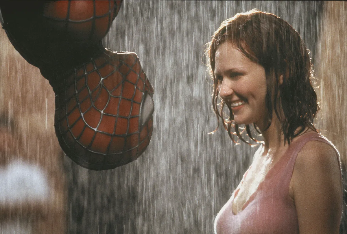 Tobey Maguire és Kirsten Dunst a Pókember című filmben.