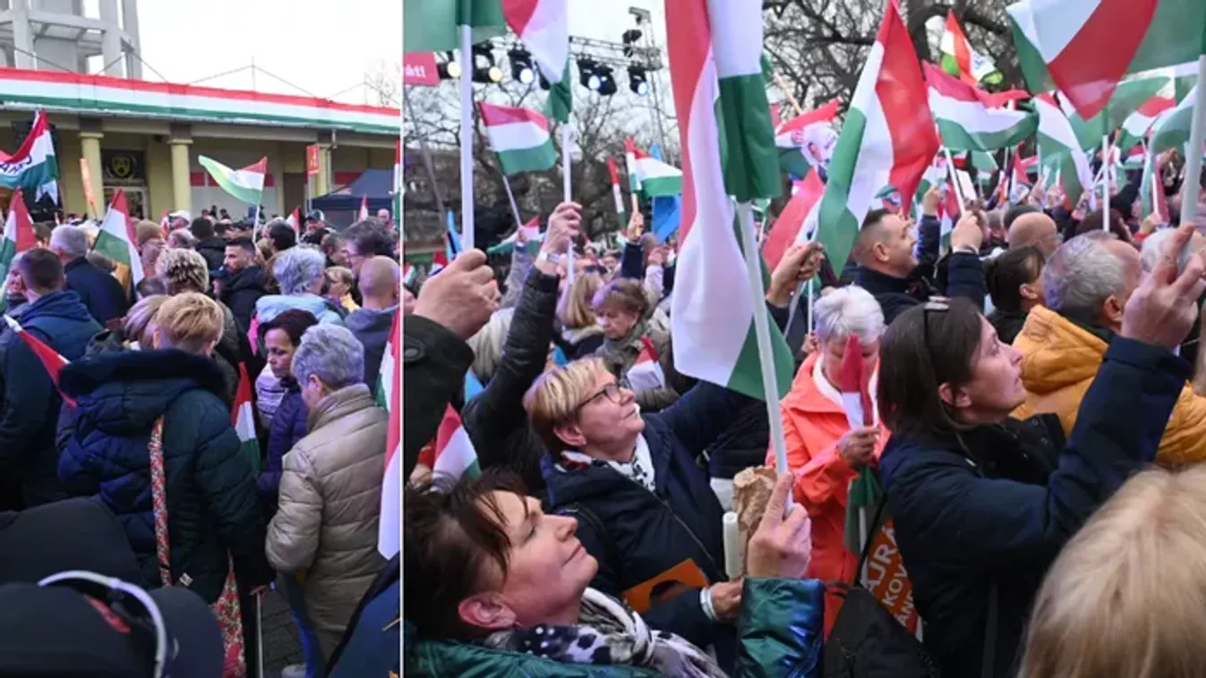 Jobb, ha felkészül Orbán Viktor: gigantikus tömeg gyűlt össze Törökszentmiklóson, zászlókkal a kézben vonulnak az utcákon