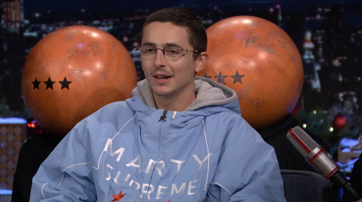 Timothée Chalamet invité de l'émission "Tonight Show Starring Jimmy Fallon" à New York