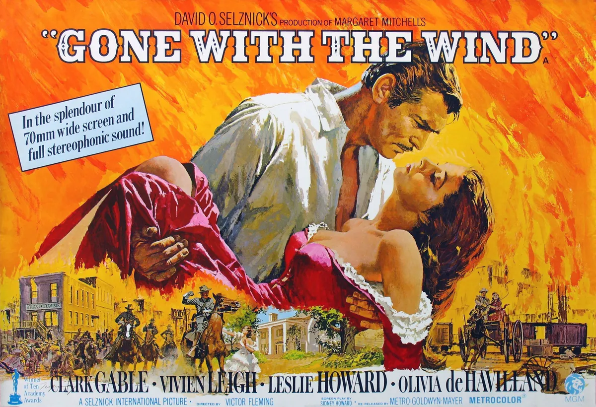 Retró fim kvíz, az Elfújta a szél című film plakátja