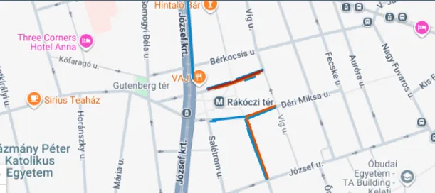 Jelentős forgalomkorlátozásokra kell készülniük az autósoknak a VIII. kerületben, több utcát napokra lezárnak