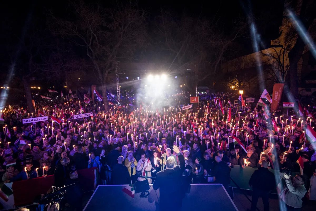 Orbán Viktor beszédére ismét rengetegen voltak kíváncsiak