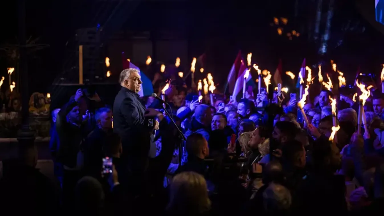 Orbán Viktor a kaposvári Békemeneten: sohasem fogjuk megengedni, hogy elvegyék a magyaroktól, ami nekik jár!