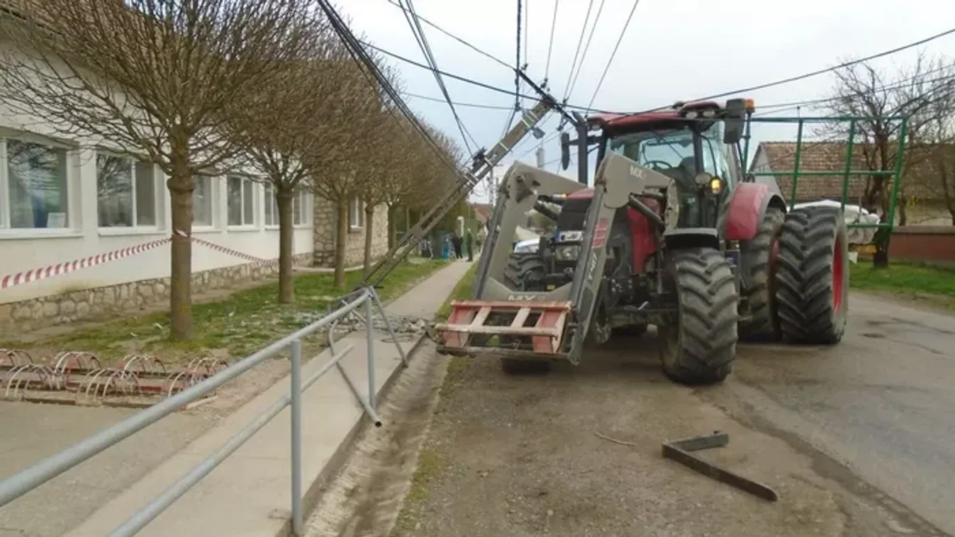 Brutális baleset Baranya vármegyében: több százan áram nélkül maradtak