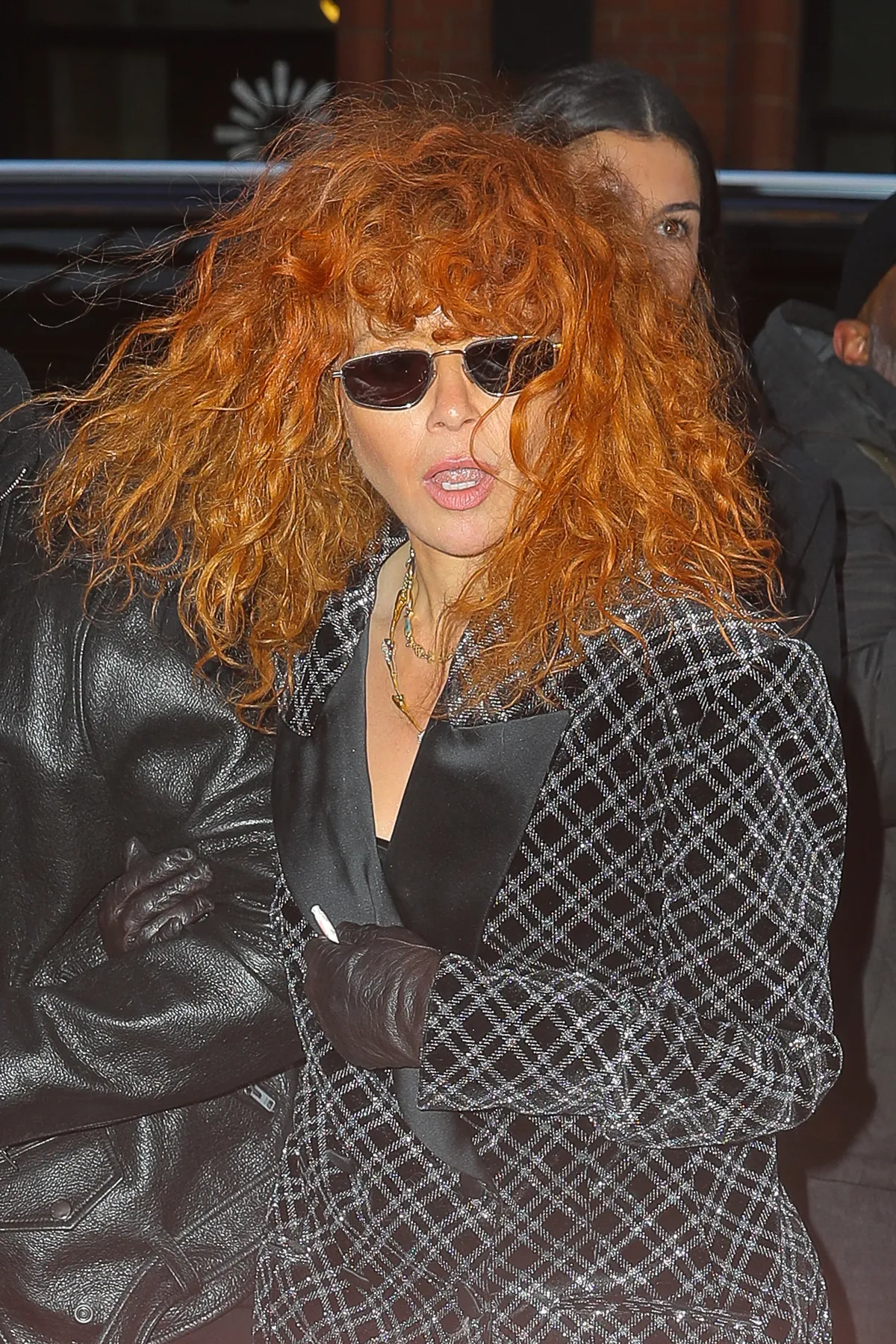 Natasha Lyonne, is Spotted Arriving at the Christian Siriano Fashion Show in New York City