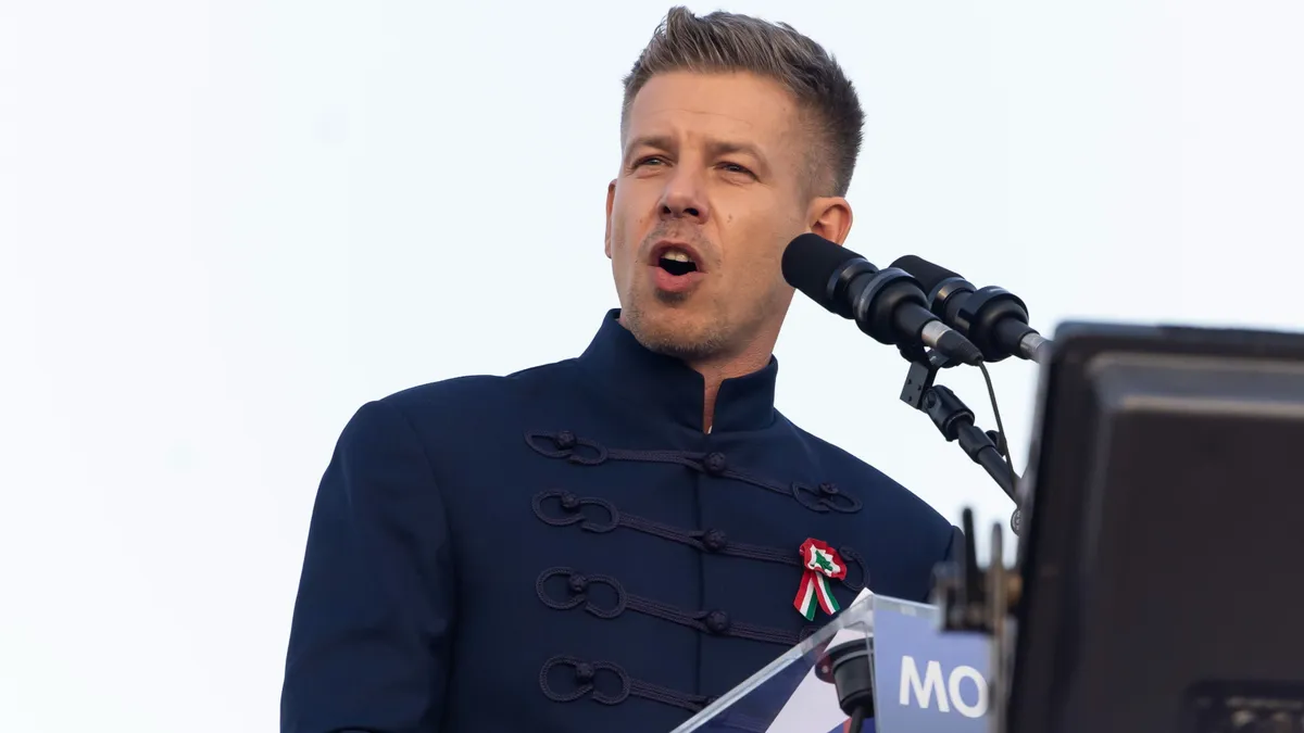 Nagy Adri buktatta le magyar pétert Nemzeti Menet 2026.03.15 Magyar Péter