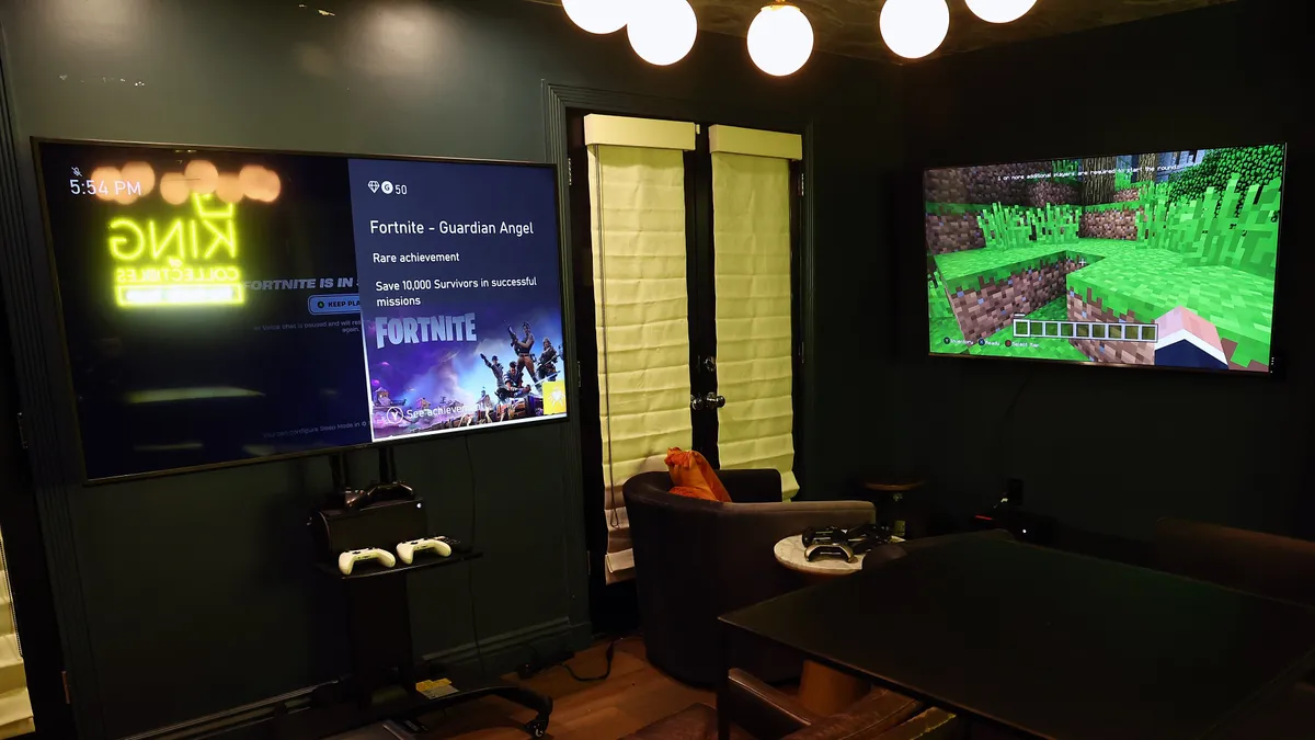 Férfibarlang gamer módra