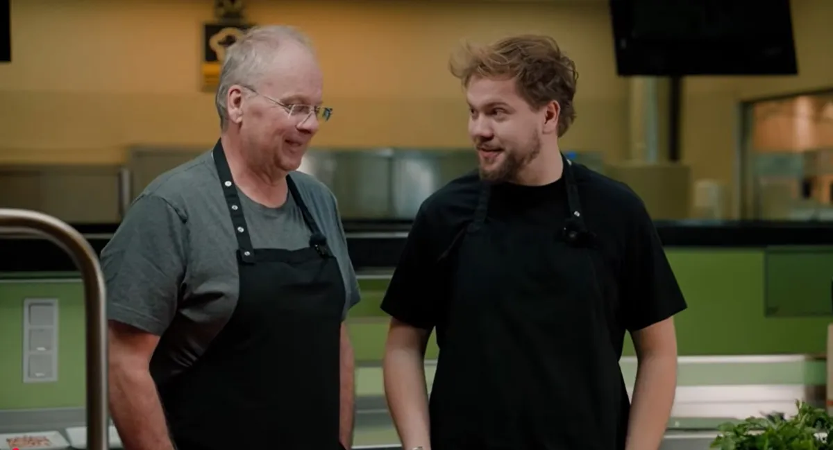 Visváder Tamás a Séfek Séfe Veégh Attilájával indított főzőműsort.