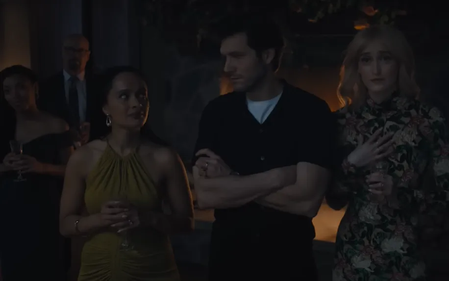 Karla Crome, Jeff Wilbusch és Gus Birney a Nagyon rossz előérzetem van című sorozatban.