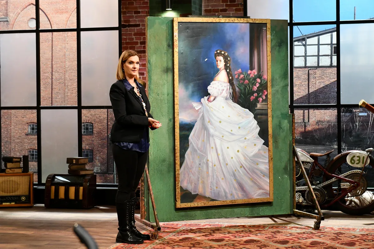 Janza Katát Sissiként ábrázoló festmény kerül eladásra a Kincsvadászok VIP-ban