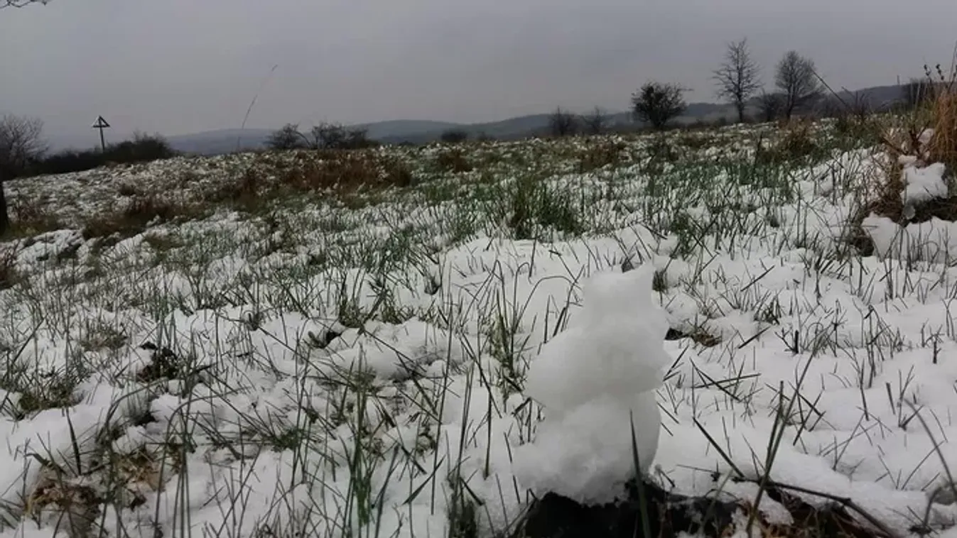 Havazás: fehérbe öltözött Bakony és a Kőszegi-hegység