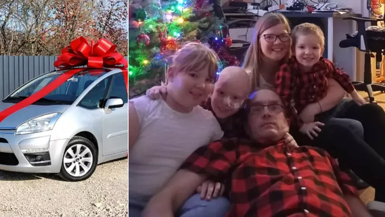 Könnyfakasztó összefogás: adományok segítették autóhoz a beteg gyerekeket nevelő Mészáros családot