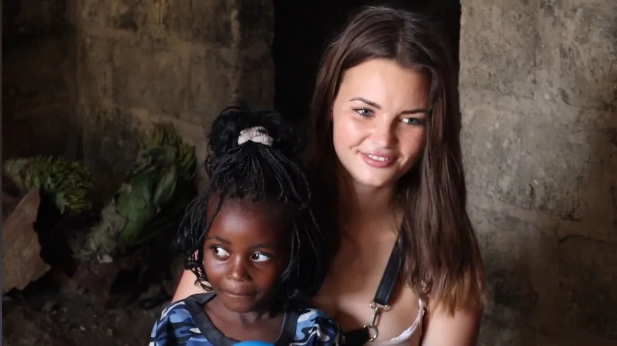 Kárpáti Rebeka 2020-ban járt Afrikában