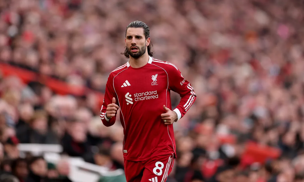 Szoboszlai Dominik a Liverpool-Tottenham mérkőzésen