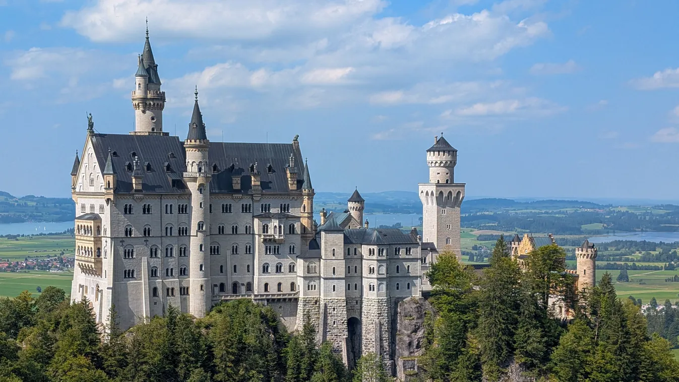 A 19. századi bajor Neuschwanstein katély.