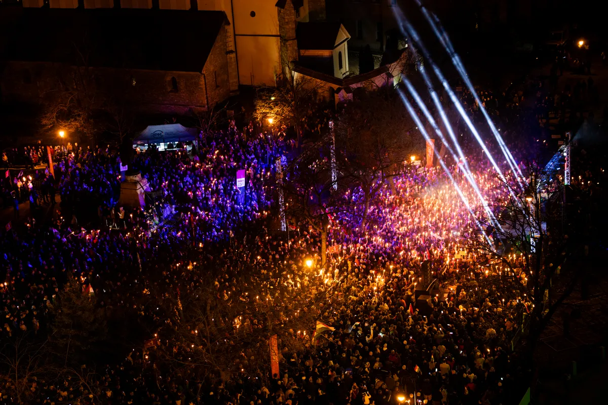 Orbán Viktor kecskeméti országjárása, óriási tömeg