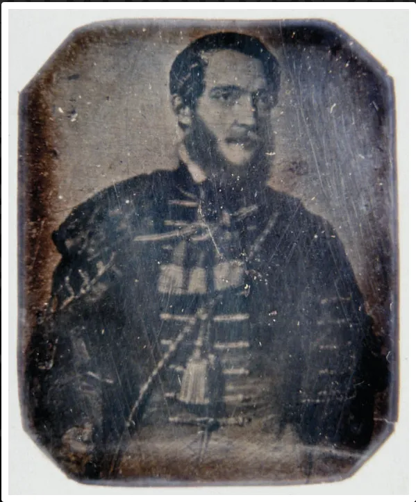 Kossuth Lajos dagerrotípiája 1847-ből.