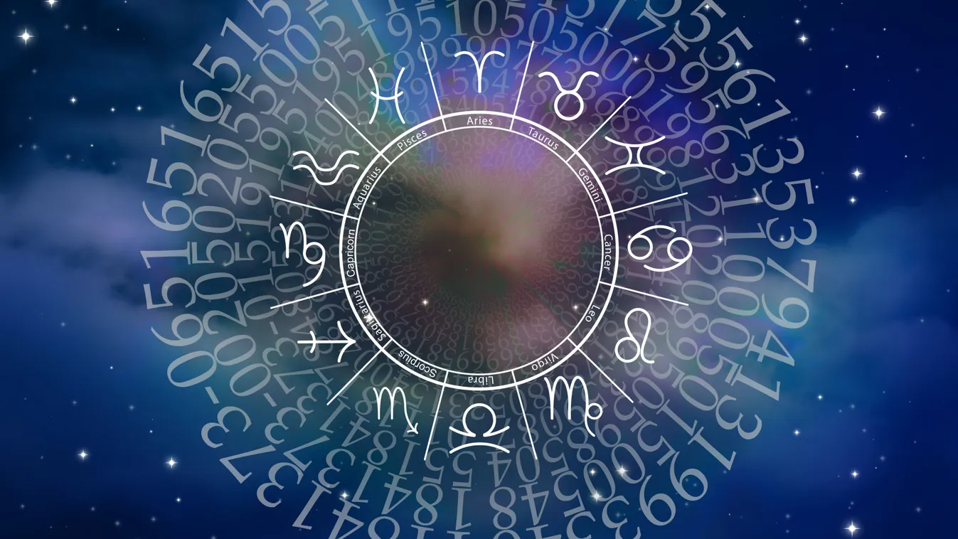 Horoszkóp és számmisztika egyben illusztrálva.
