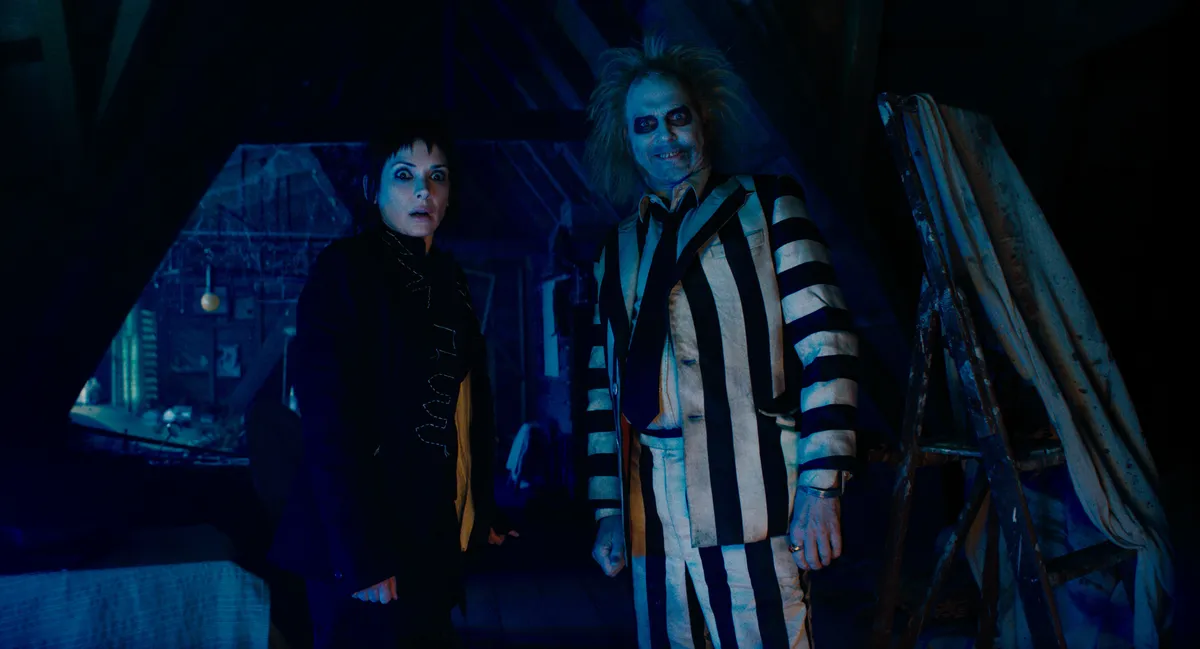 Beetlejuice jelenete Winona Ryderrel és Michael Keatonnel. 