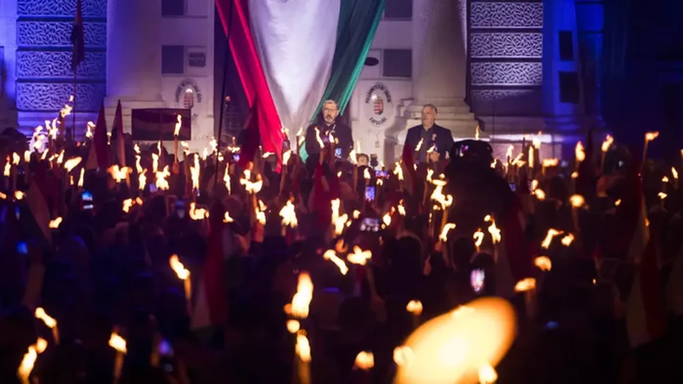 Kaposvári Békemenet: óriási a tömeg, Eperjes Károly is tiszteletét tette