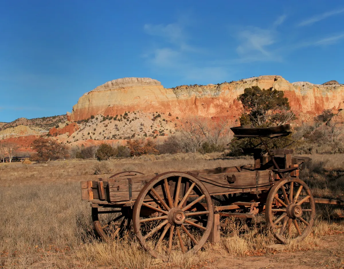 Boszorkányperek az új-mexikói Abiquiú területén.