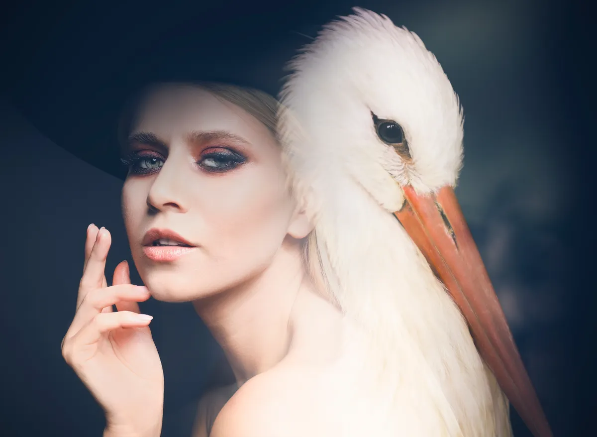 A személyiségteszt alapján alakváltó nő.