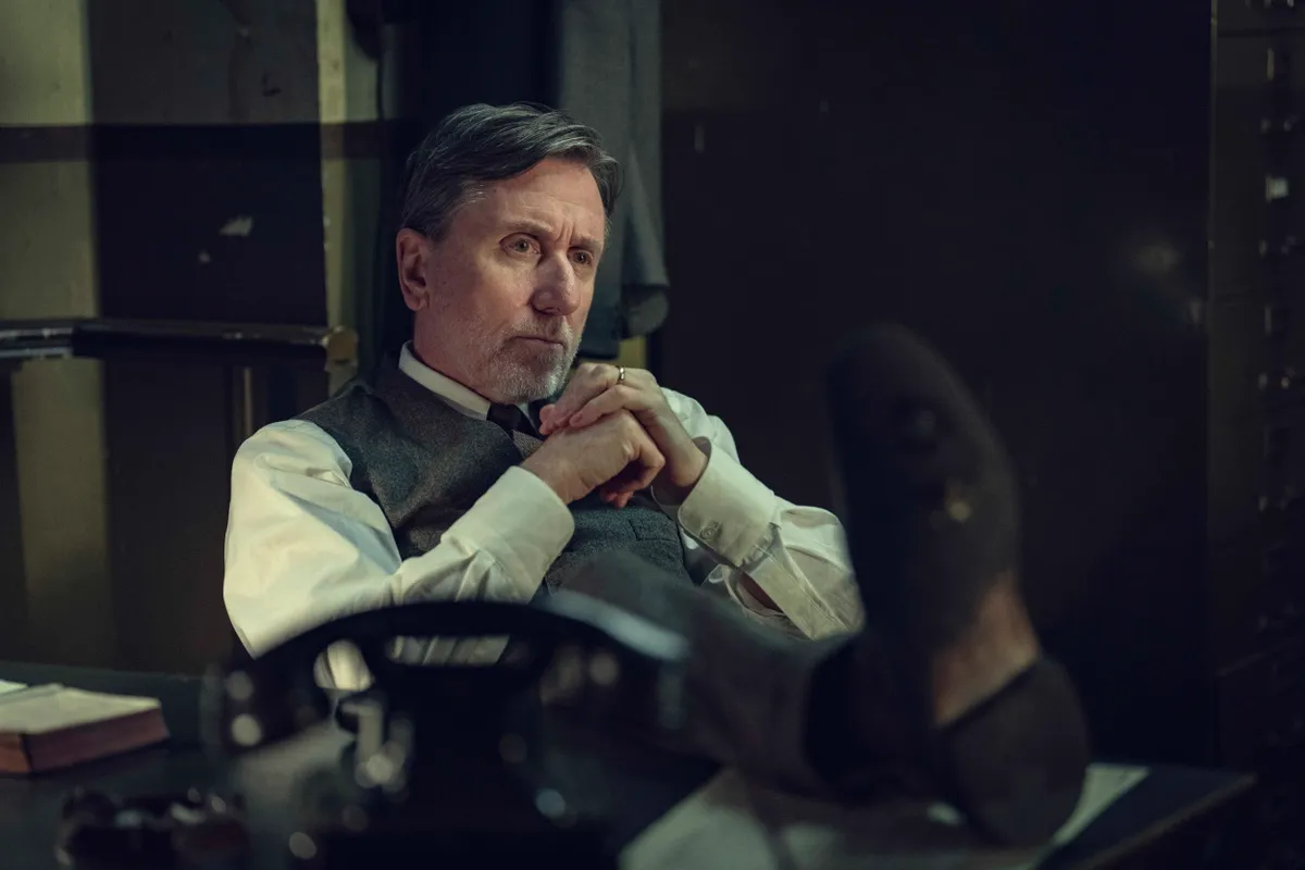 Tim Roth a Peaky Blinders: A halhatatlan ember című filmben.