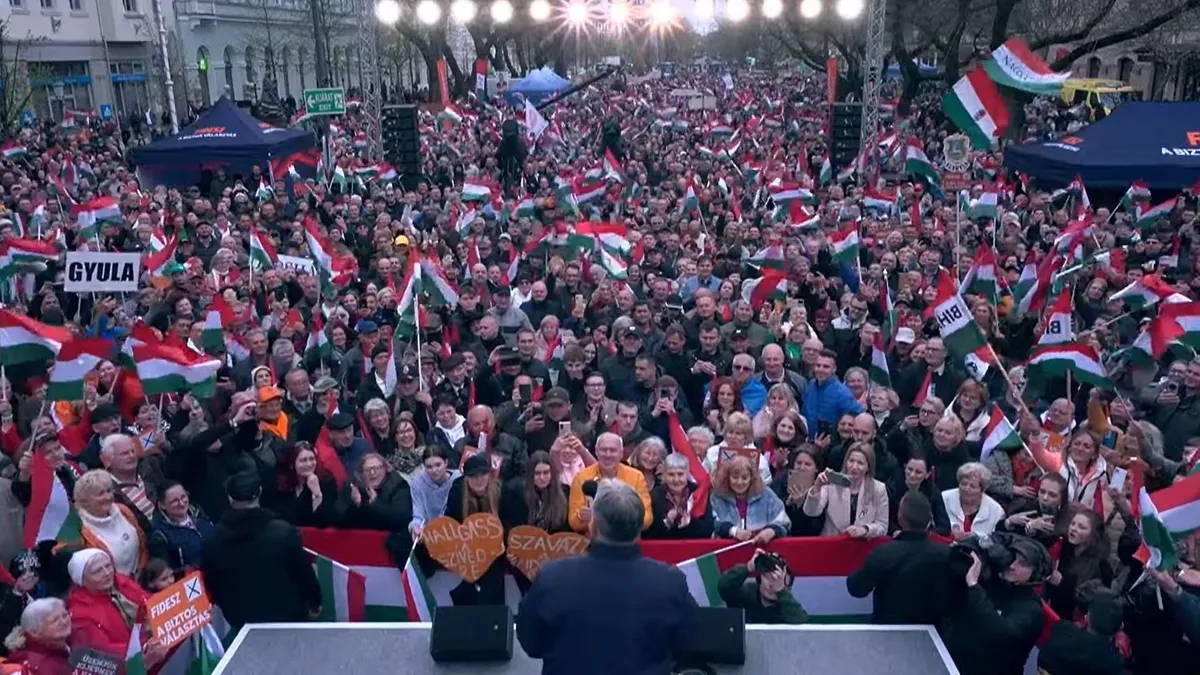 Békéscsabán folytatódik Orbán Viktor országjárása - köved nálunk élőben a miniszterelnök beszédét!