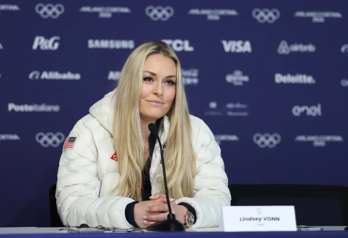 Lindsey Vonn sajtótájékoztató