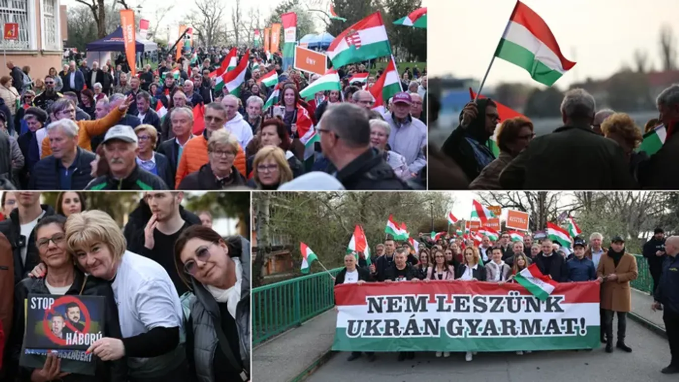 Nehéz szavakba önteni ezt a látványt: ilyen brutális tömeg várja Orbán Viktort Esztergomban