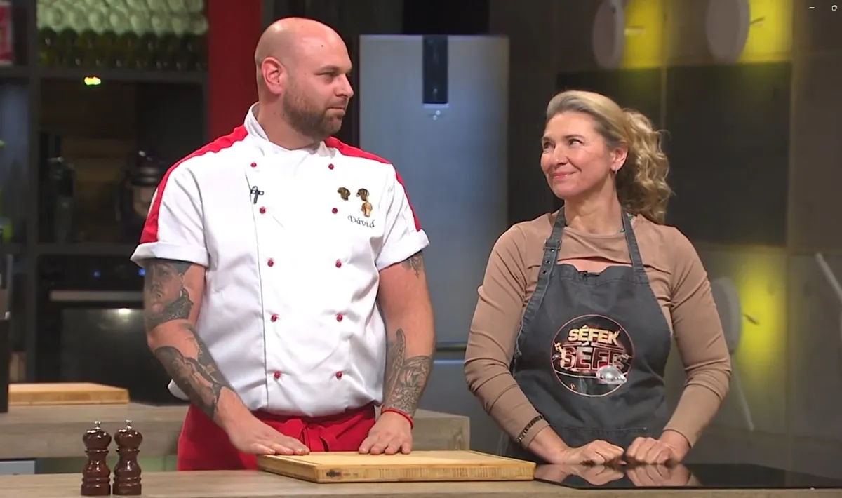 A Séfek Séfe Dávidja az édesanyjával együtt főzött.