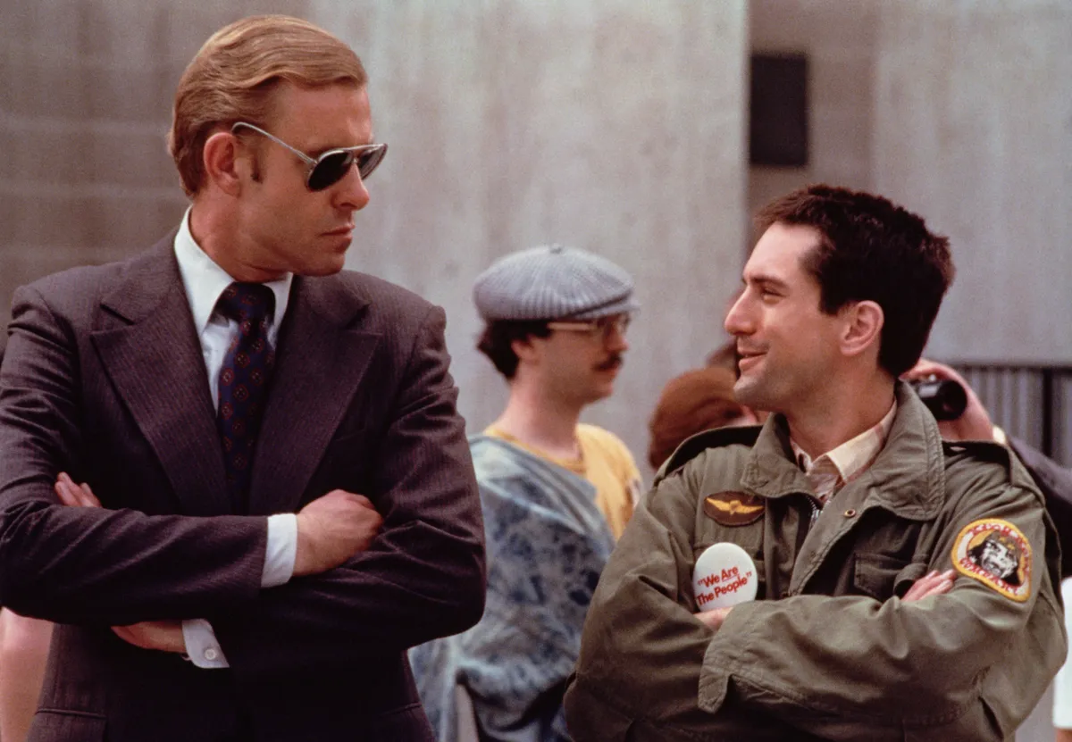 Robert De Niro a Taxisofőr forgatásán.