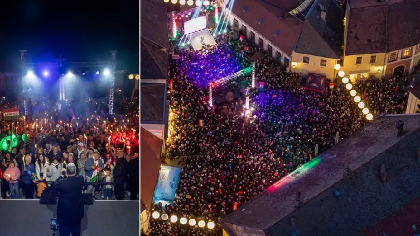 Ezek a fotók magukért beszélnek: teljesen megtelt Szentendrén a Fő tér