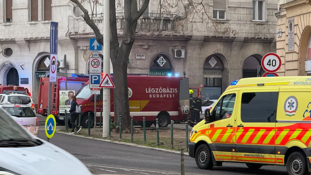 Ráday utcai tűz: megszólalt a Katasztrófavédelem