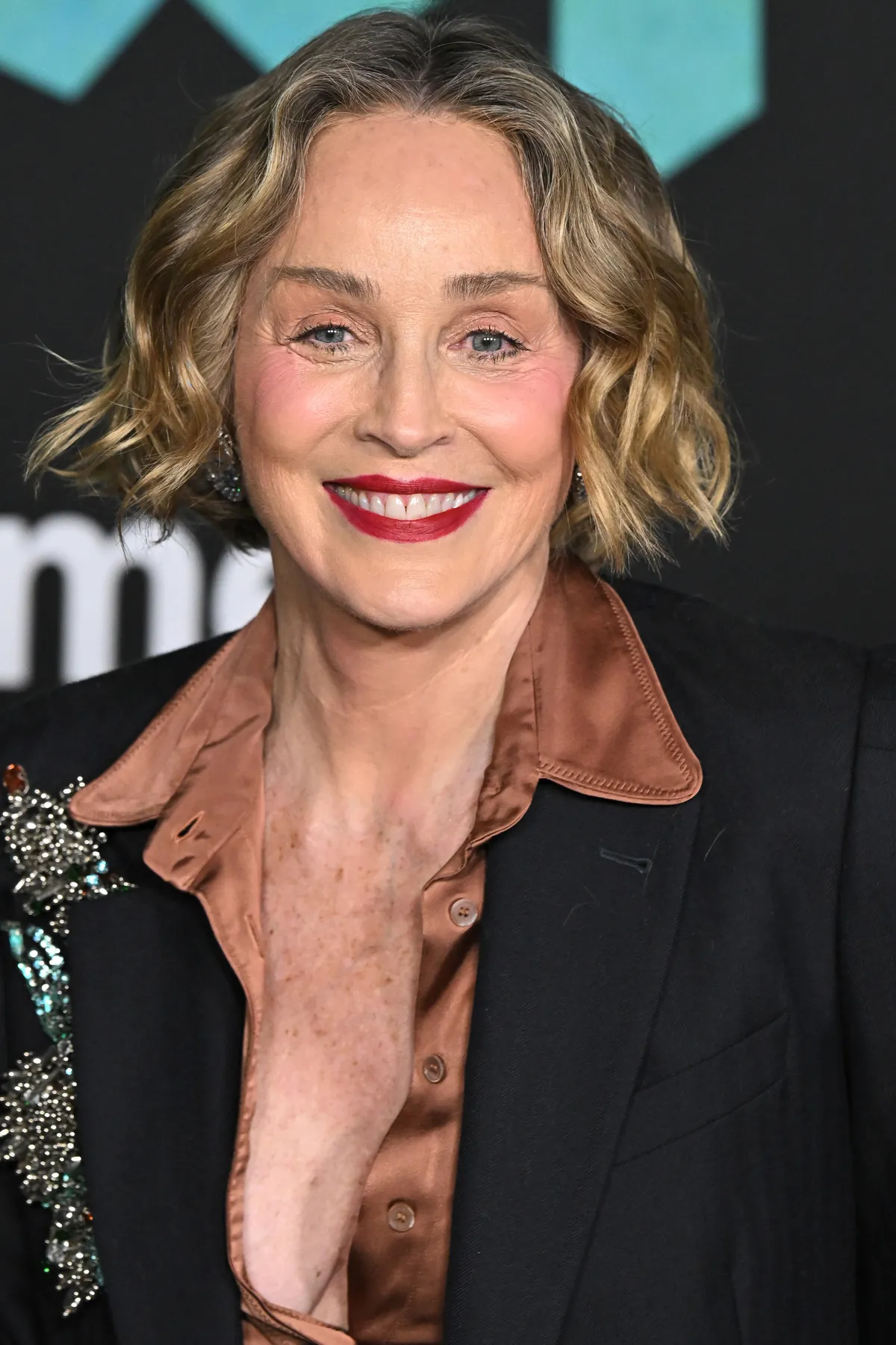 Sharon Stone a The Bluff premierjén.