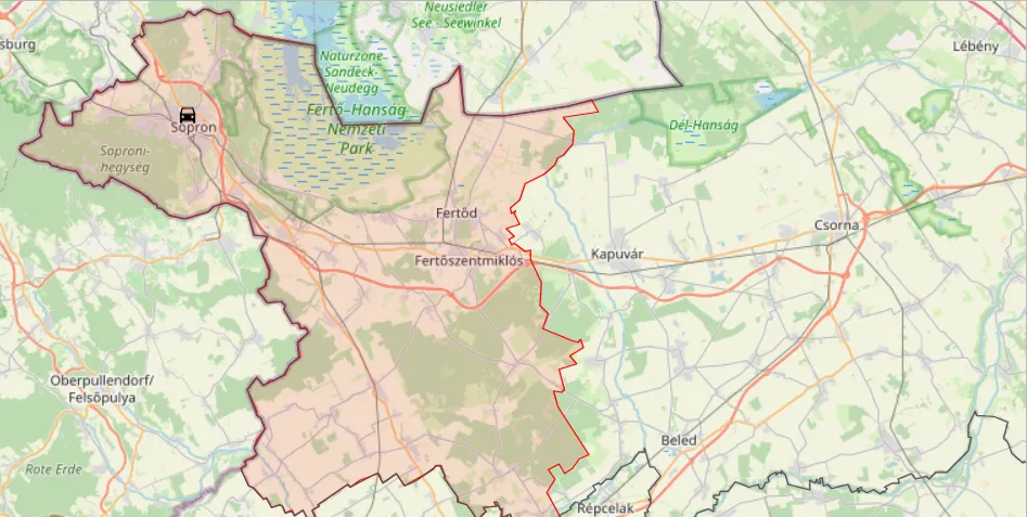 Két személyautó ütközött Sopronban