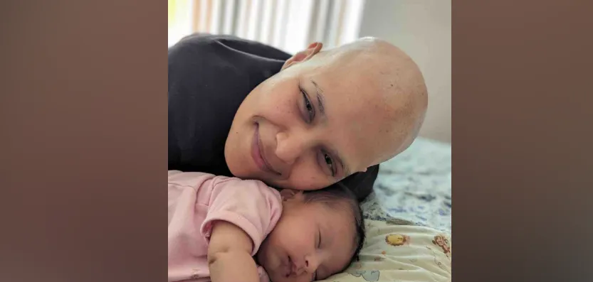 Várandóssága alatt derült ki: rákkal küzd. 