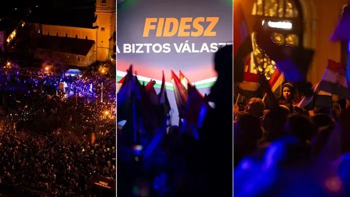 Fáklyák, zászlók a magasban: narancsba borult Kecskemét