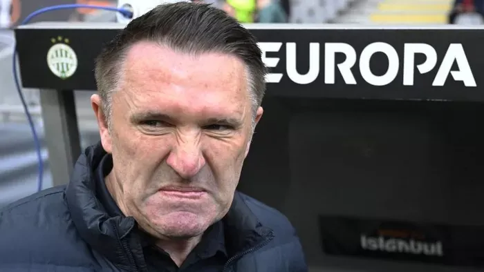 Robbie Keane arcán minden ott van, kiesett a Fradi