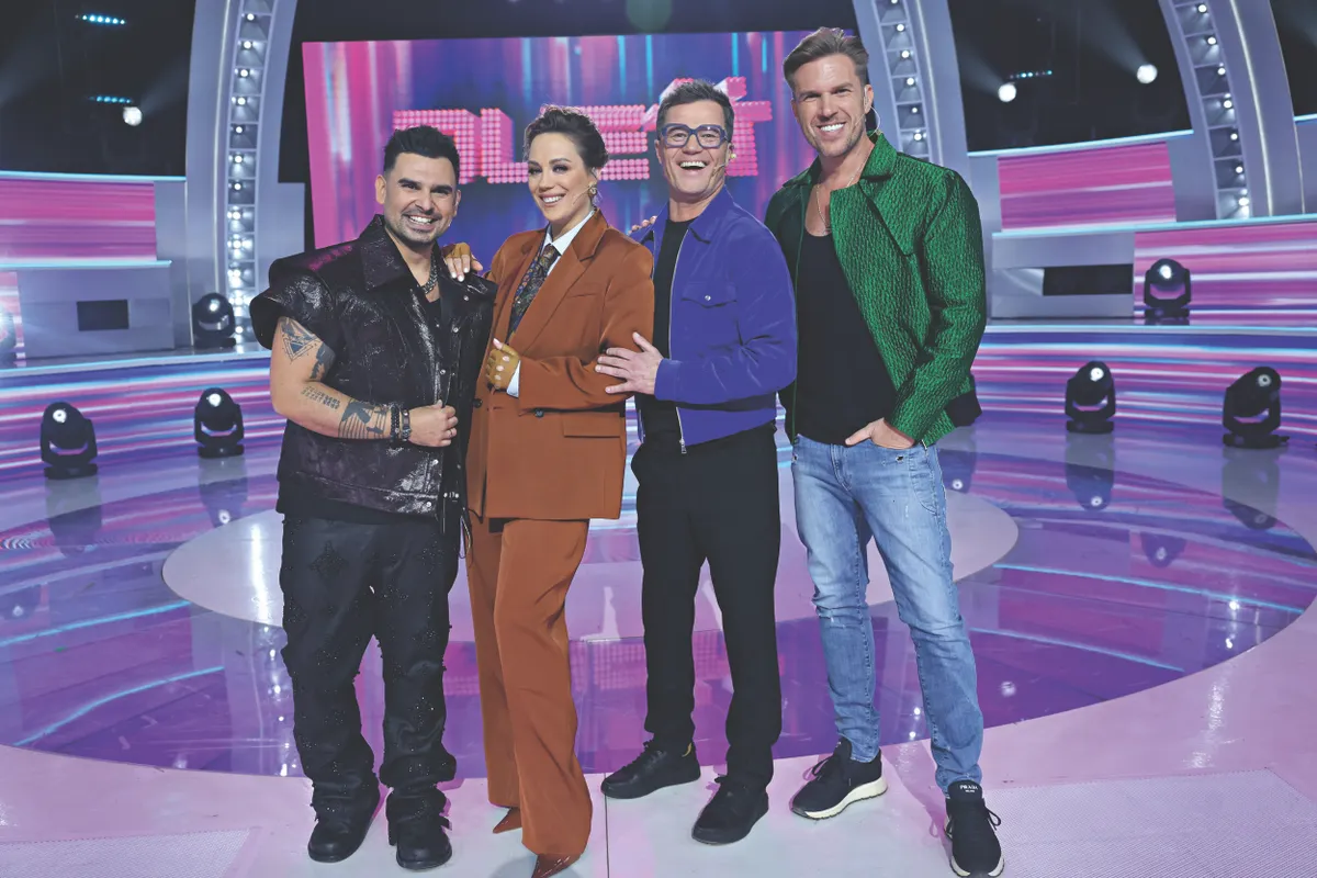 Horváth Tamás a Nagy Duett zsűritagjaival