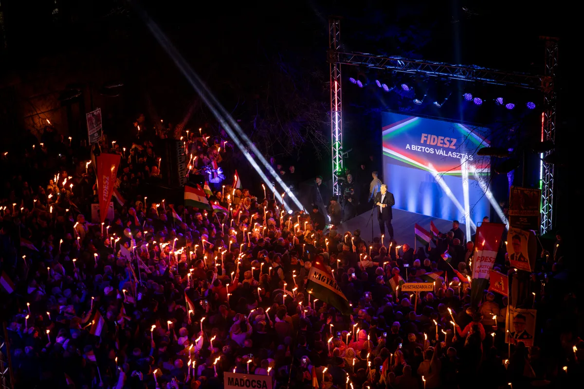 Orbán Viktor az országjárás harmadik állomásán. 