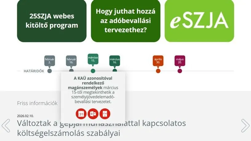 Ma véget ér az idei SZJA-szezon, eddig lehet véglegesíteni az adóbevallásokat.