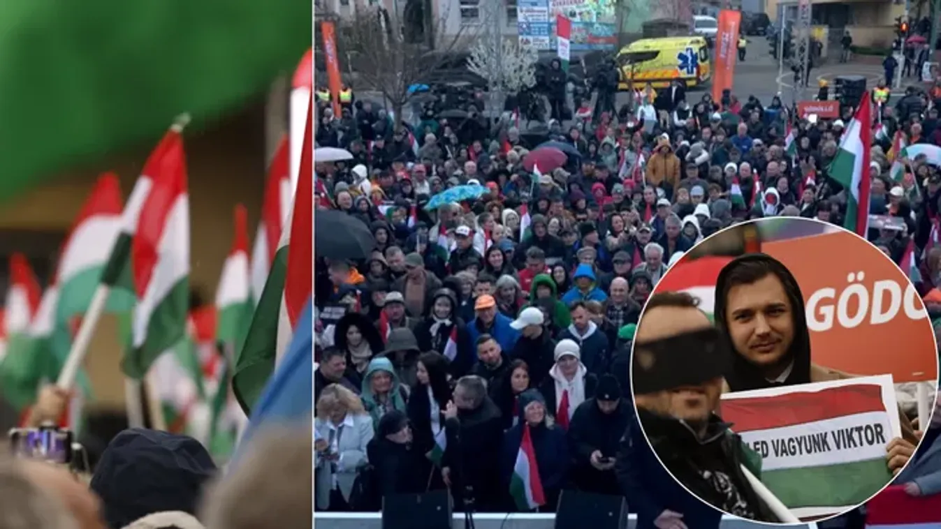 Országjárás: már most rengetegen vannak, így várják Orbán Viktort Pécelen