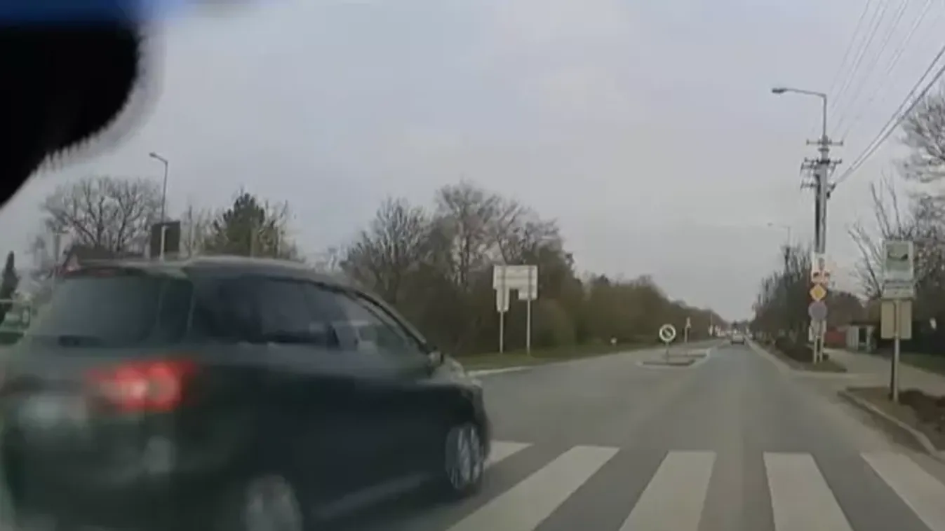 Rémisztő képsorok: centiken múlt egy gyalogos élete Agárdon