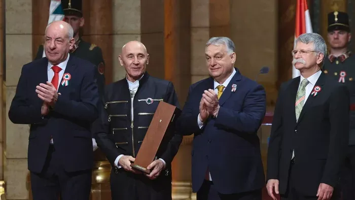 Pataky Attila a Kossuth-díj átvétele után adott interjút