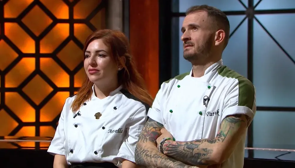 A Séfek Séfe egyik favoritja? patrik majdnem kiesett az amatőr Mirellával szemben. 