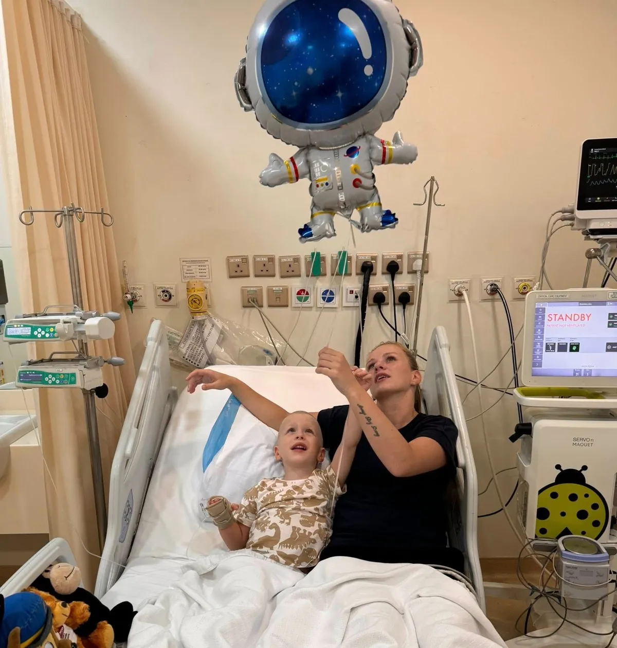 Duchenne-es Ádin édesanyjával, Anikóval