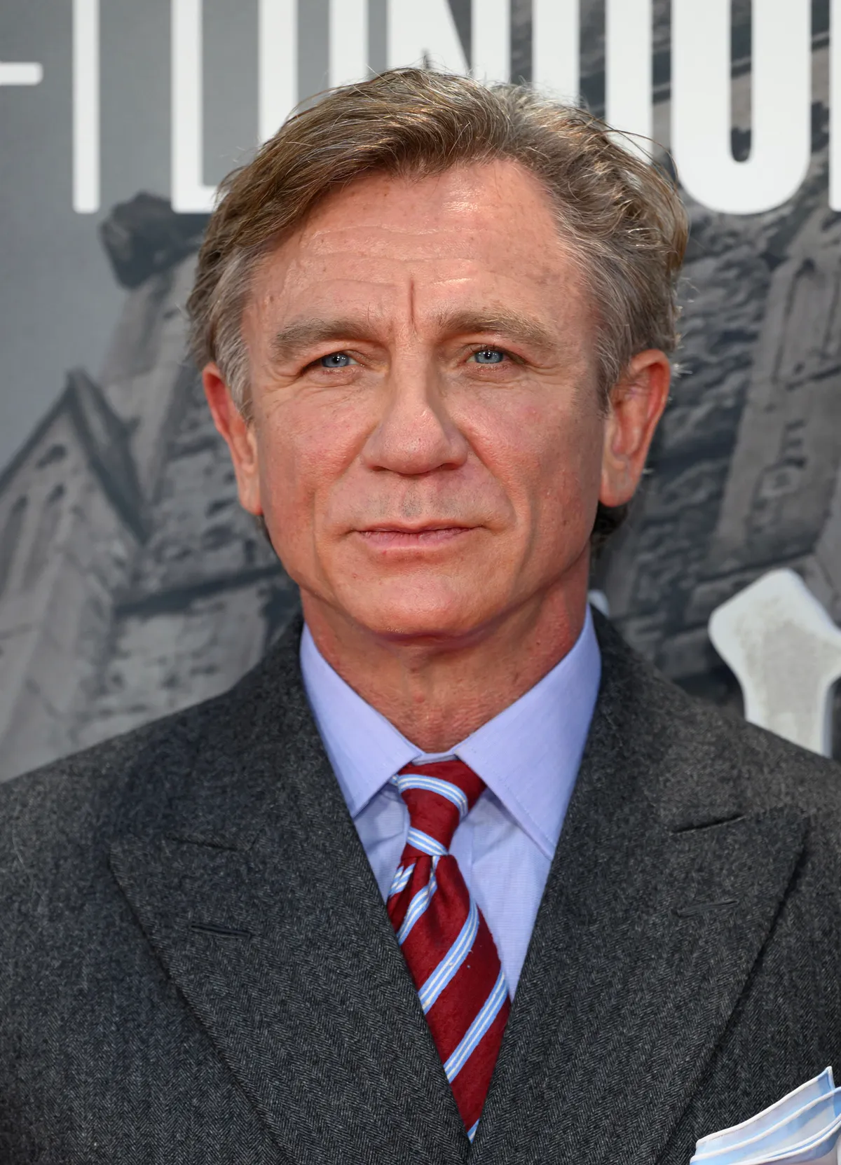 Daniel Craig a Tőrbe ejtve: ébredj fel, halott ember premierjén.