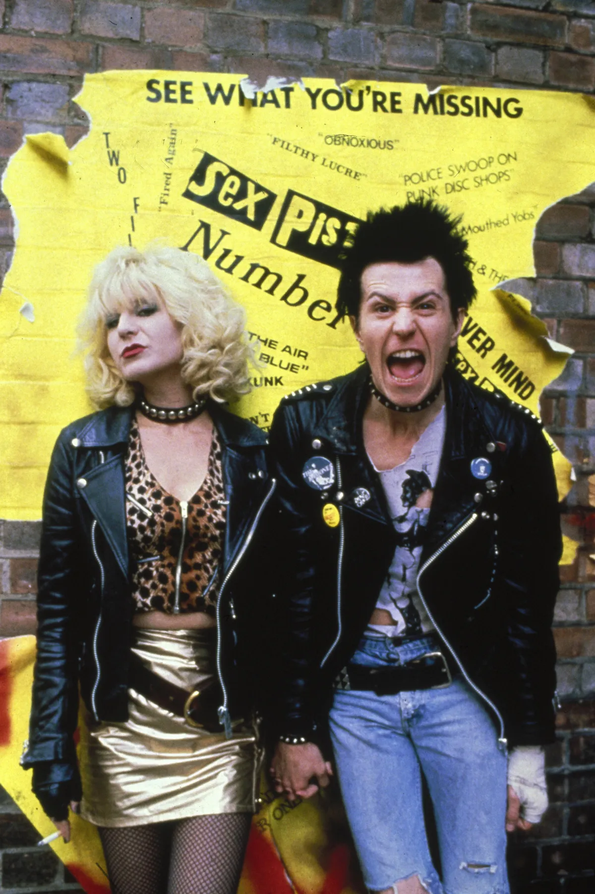 Chloe Webb és Gary Oldman a Sid és Nancy című filmben.